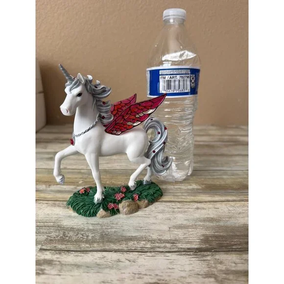 Hamilton Collection Jeweled Reflections Ruby Regalia Unicorn USED w/Box & COA - Picture 3 of 16